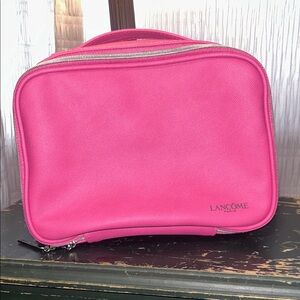 Pink Lancôme make up Bag w/ accessories